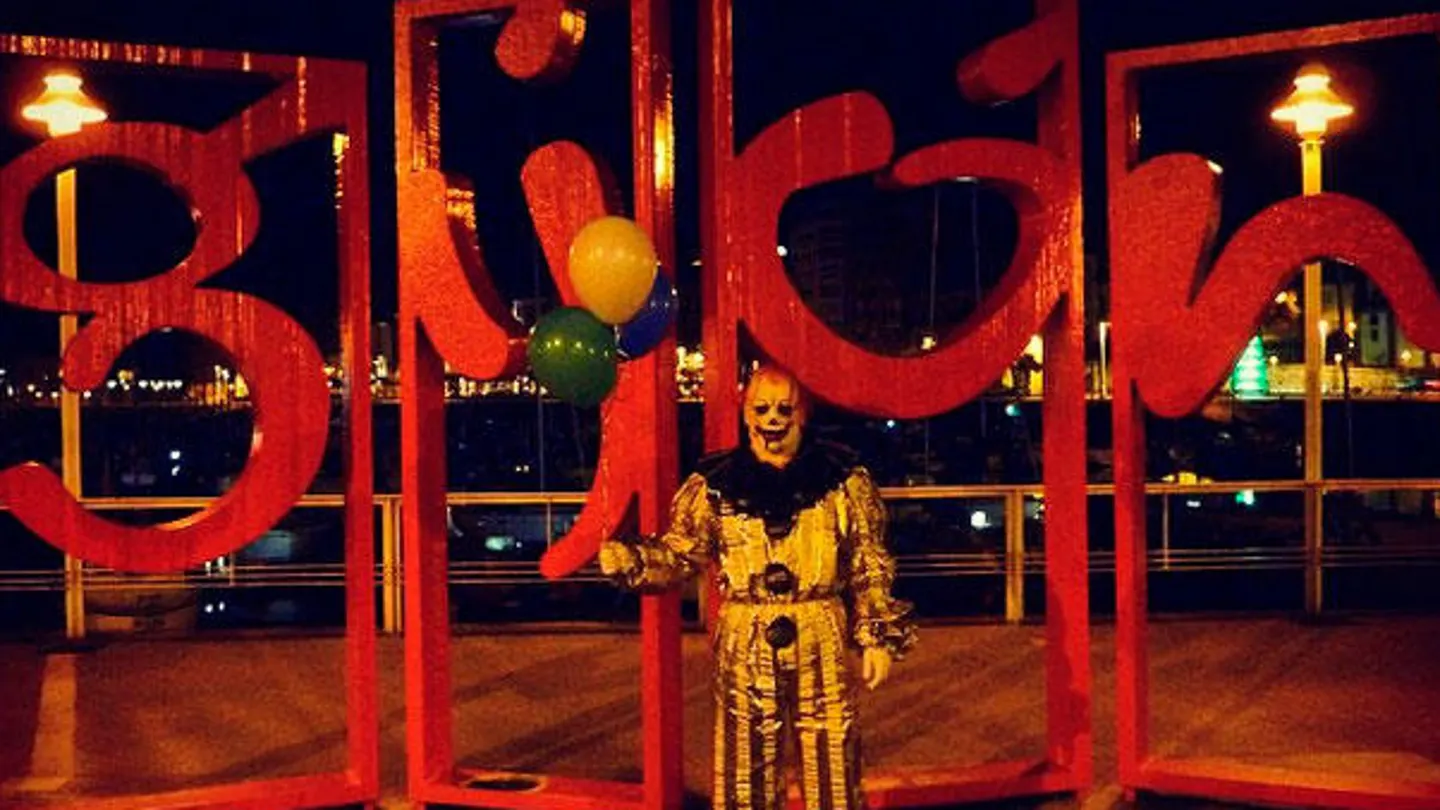 El payaso denominado como 'GijónClown' El payaso denominado como 'GijónClown'