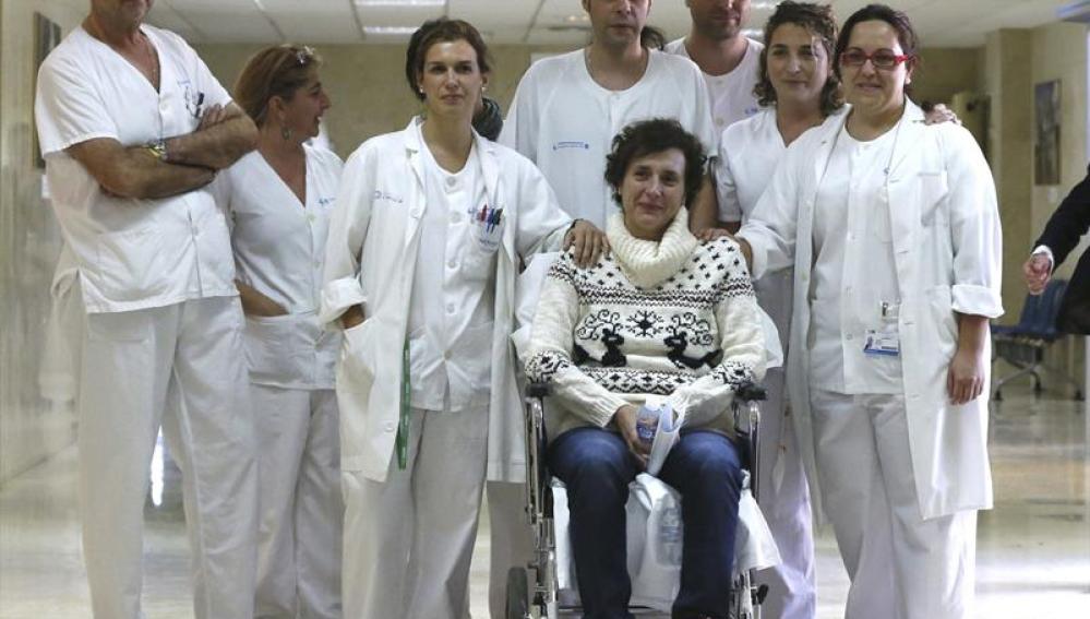 Teresa Romero, que ha sido dada de alta tras superar el ébola