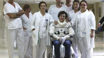 Teresa Romero, que ha sido dada de alta tras superar el ébola