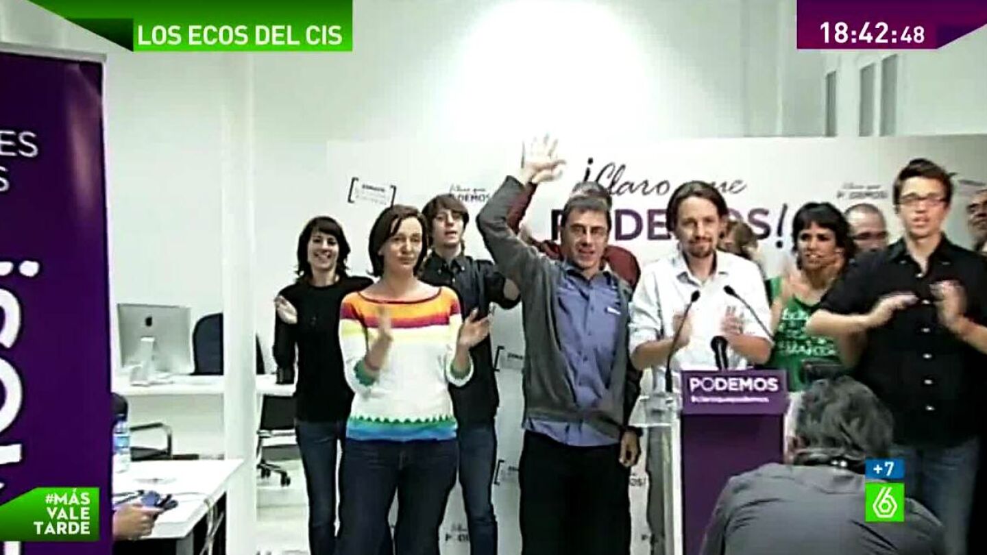 Rueda de prensa de Podemos