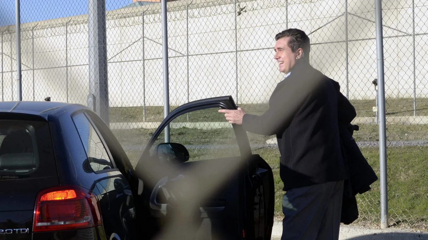 Jaume Matas, a la salida de la prisión Jaume Matas, a la salida de la prisión