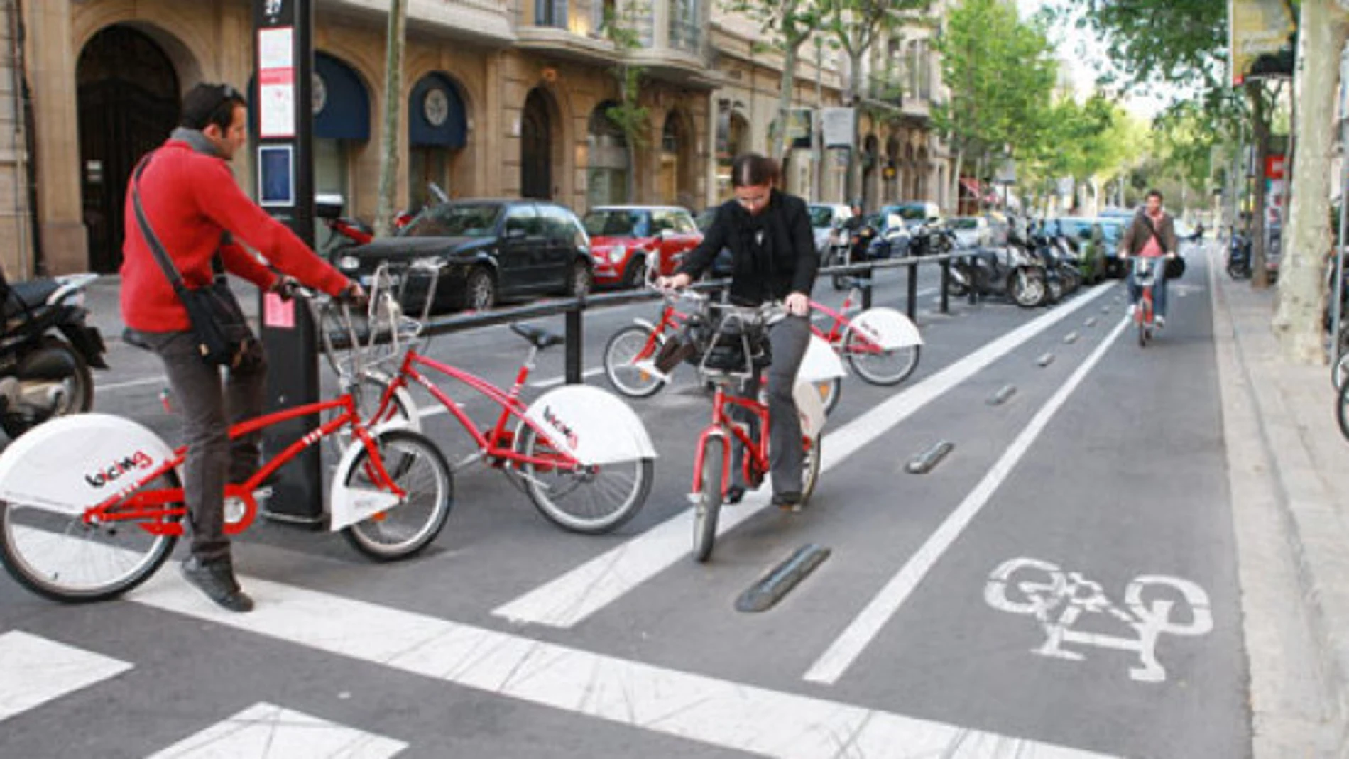 Servicio de bicicletas en Barcelona