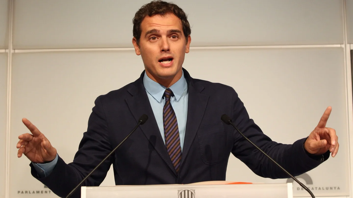 El líder de Ciutadans, Albert Rivera El líder de Ciutadans, Albert Rivera