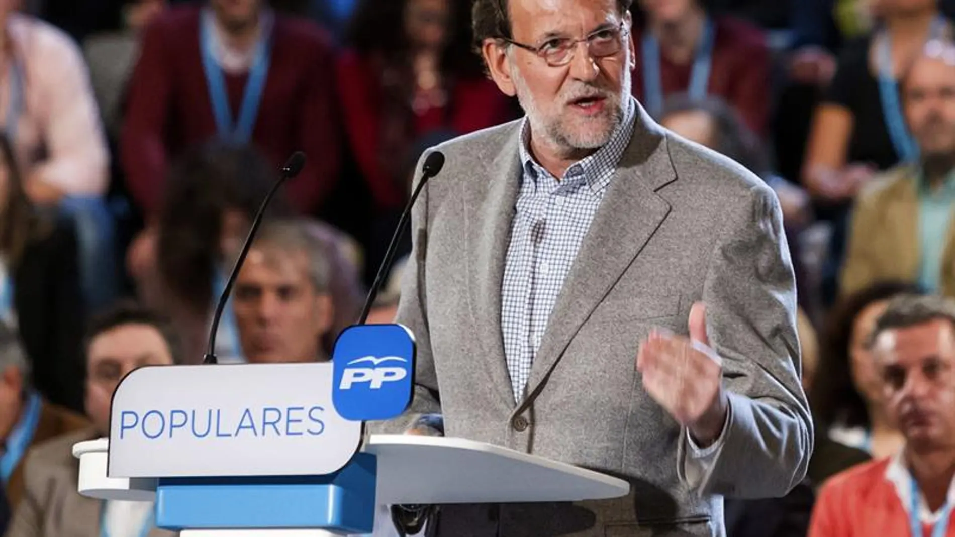 El presidente del Gobierno, Mariano Rajoy, durante su intervención en la clausura de las Jornadas de ‘buen Gobierno’ del PP