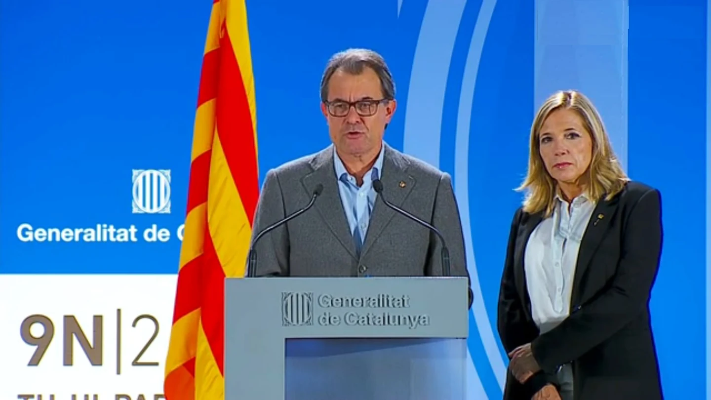 Artur Mas, en la comparecencia Artur Mas, en la comparecencia