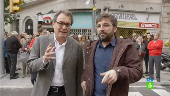 Artur Mas y Jordi Évole en 'Salvados' Artur Mas y Jordi Évole en 'Salvados'