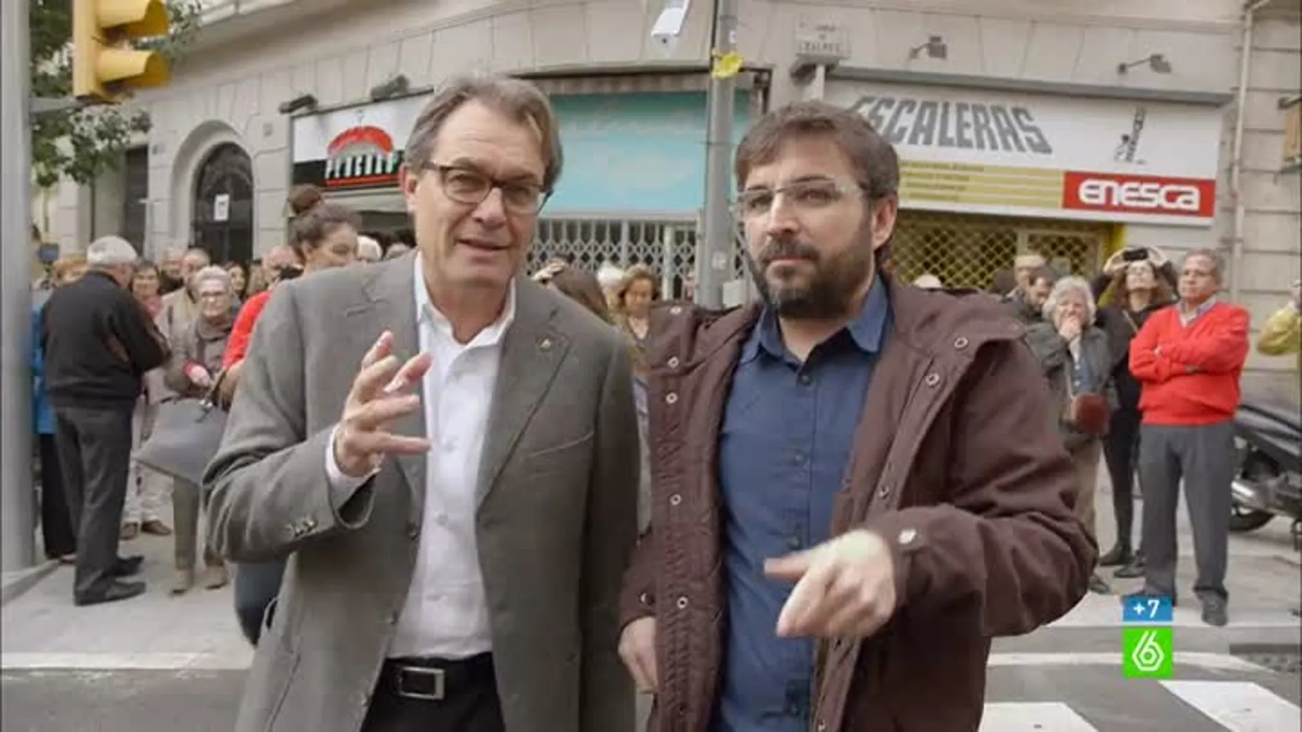 Artur Mas y Jordi Évole en 'Salvados'