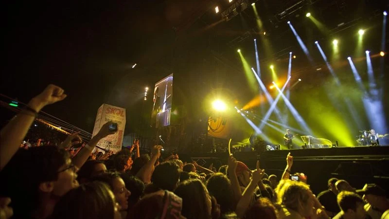 Imagen de un concierto de Muse