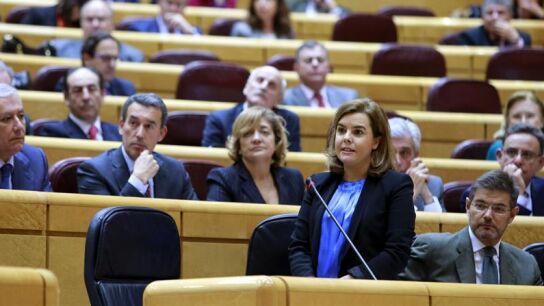 Soraya S&aacute;enz de Santamar&iacute;a en el Senado