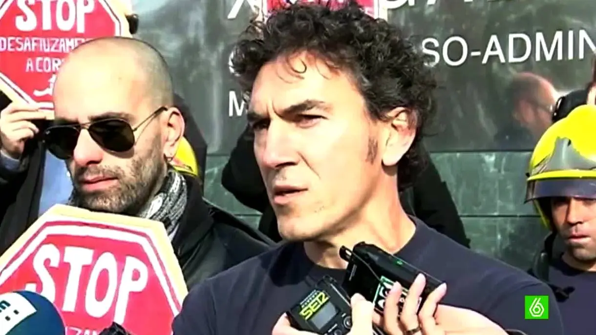Roberto Rivas, bombero