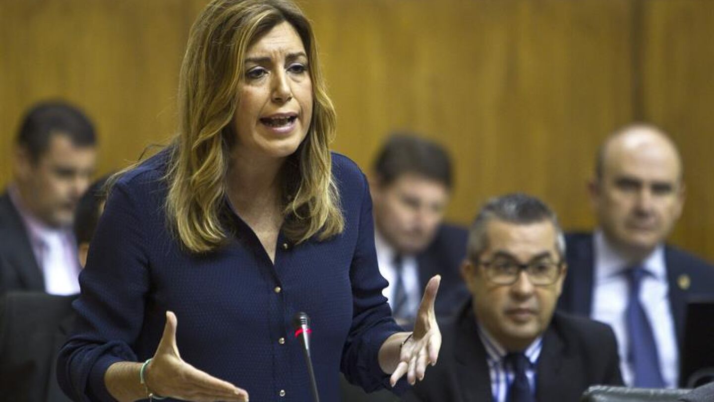 Susana D&iacute;az en el Parlamento andaluz