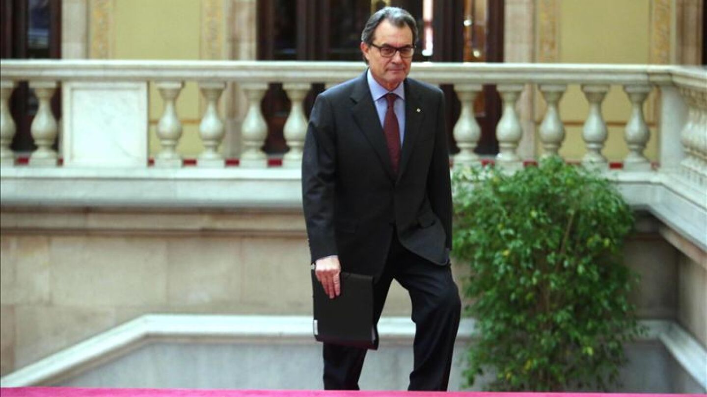 Artur Mas en el Parlament de Catalu&ntilde;a