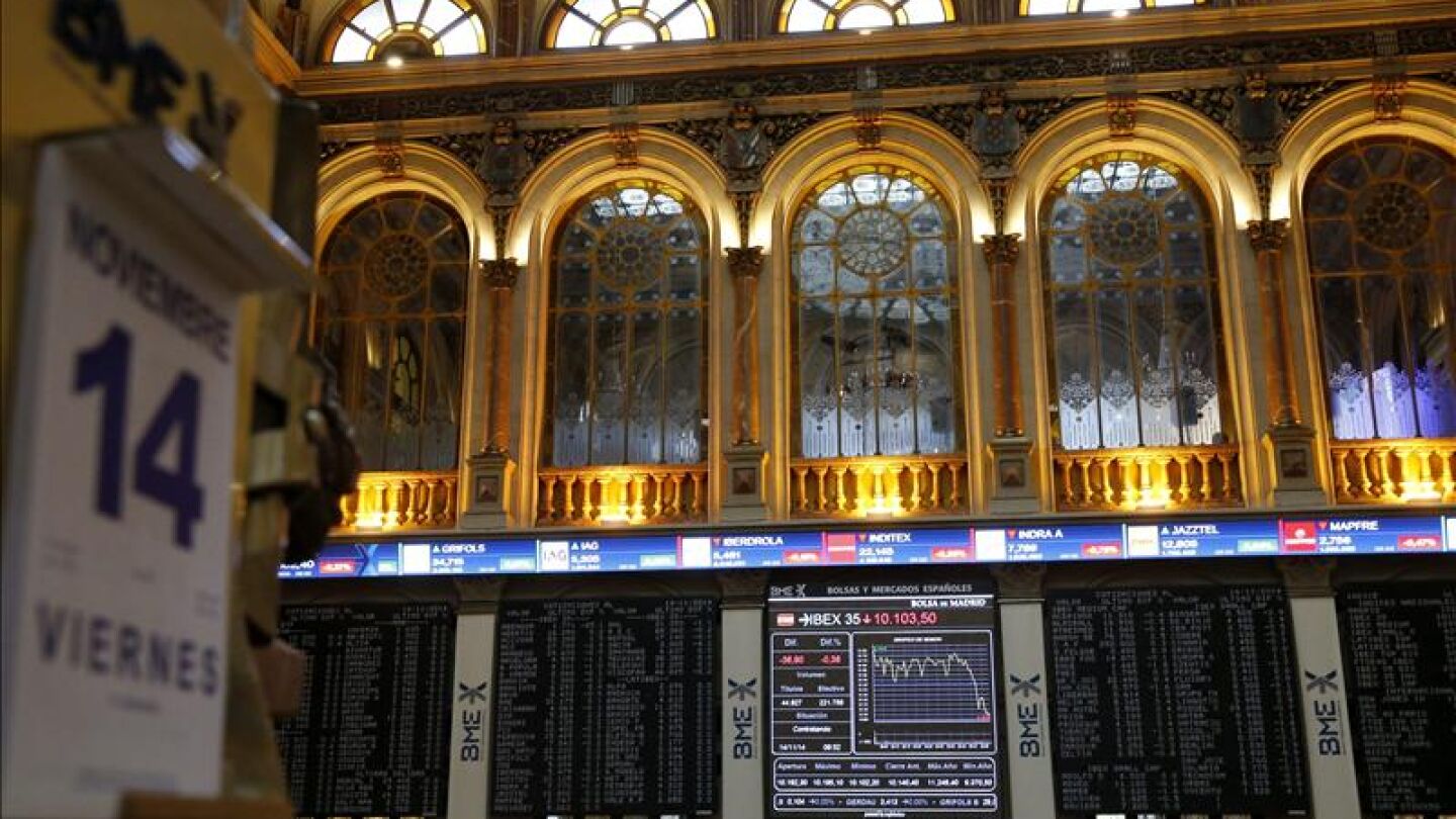 Imagen de la bolsa de Madrid