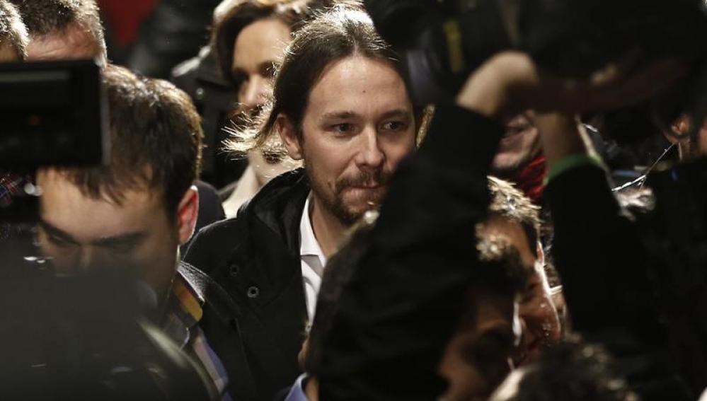Pablo Iglesias, en el acto de clausura de la Asamblea Ciudadana de Podemos