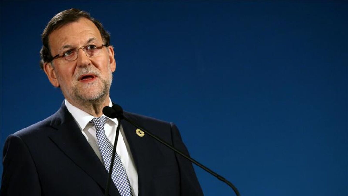 Mariano Rajoy, durante la rueda de prensa que ha ofrecido al t&eacute;rmino de la cumbre de los l&iacute;deres del G20