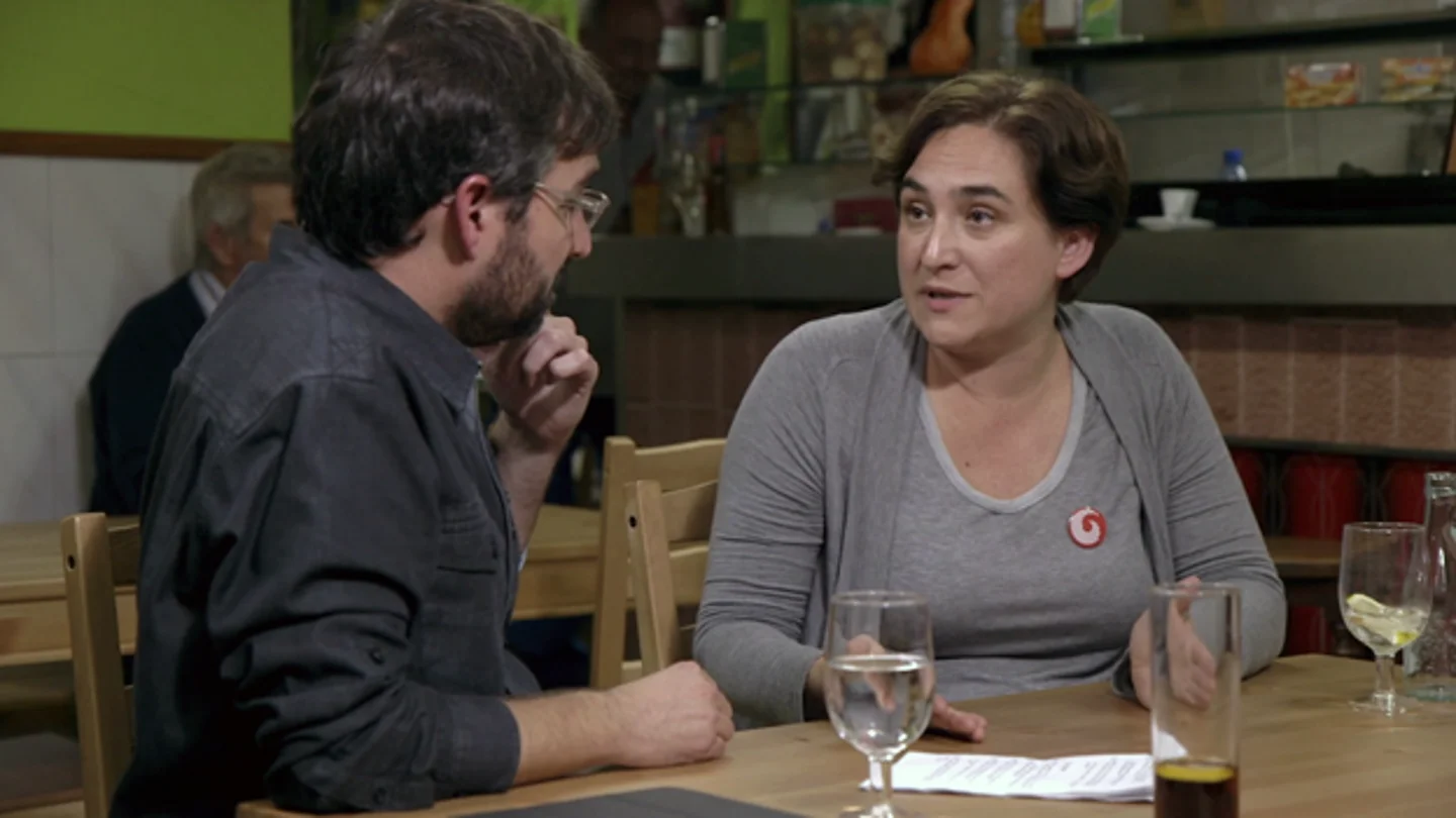 Ada Colau, con Jordi Évole en Salvados Ada Colau, con Jordi Évole en Salvados