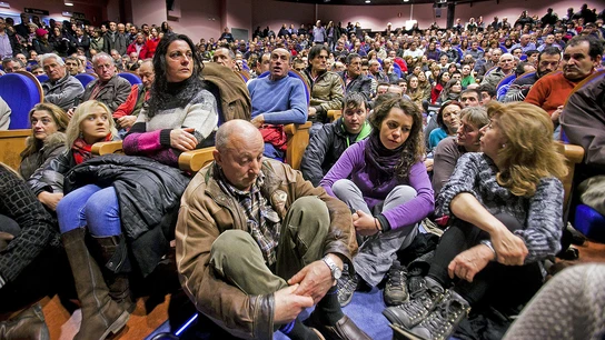 Trabajadores de la planta de Campofrío en Burgos Trabajadores de la planta de Campofrío en Burgos
