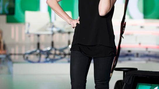 Sara Escudero en el plató de Zapeando Sara Escudero en el plató de Zapeando