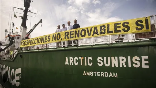 El barco Arctic Sunrise, de Greenpeace (Archivo) El barco Arctic Sunrise, de Greenpeace (Archivo)
