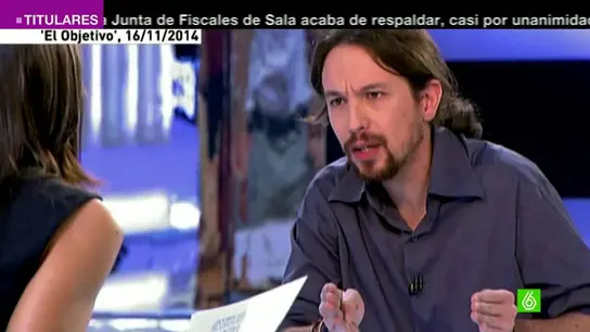 Pablo Iglesias en El Objetivo Pablo Iglesias en El Objetivo
