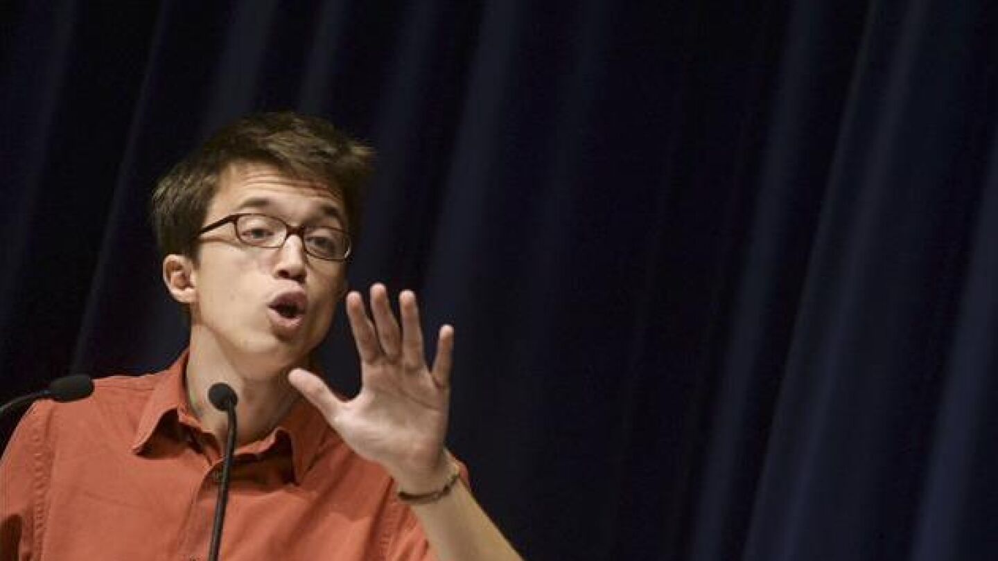 El responsable de la secretar&iacute;a pol&iacute;tica de Podemos, &Iacute;&ntilde;igo Errej&oacute;n
