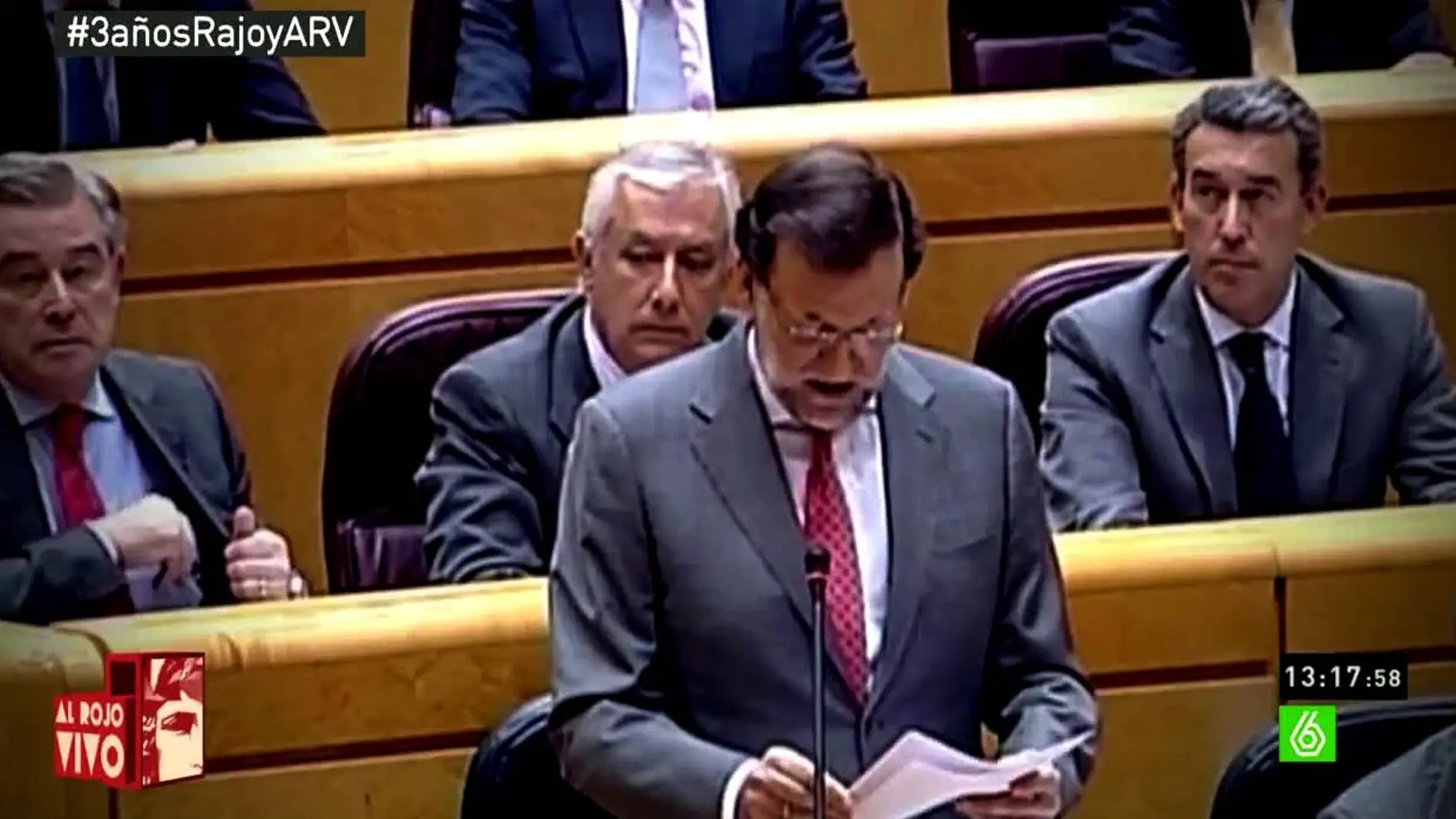 Rajoy pide perdón en el Senado por la corrupción