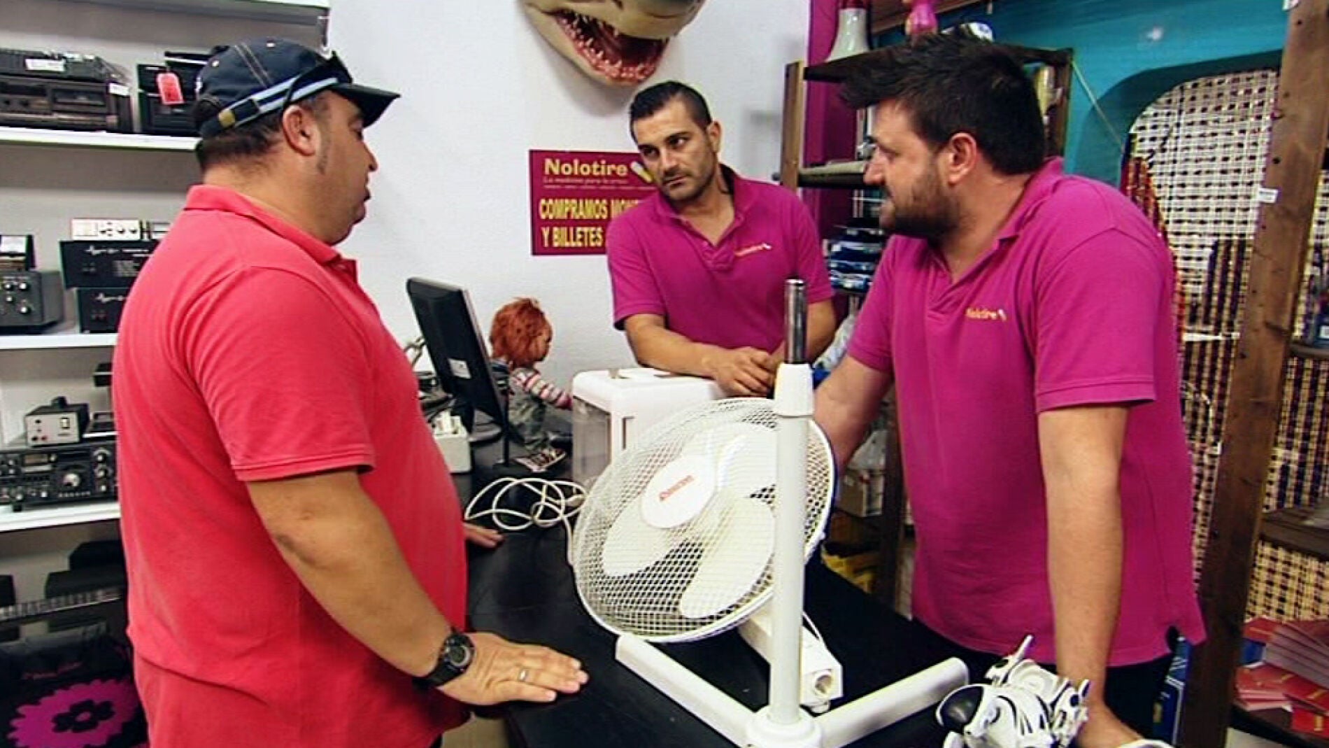 Los Reyes del Empeño, Nolotires, ventilador