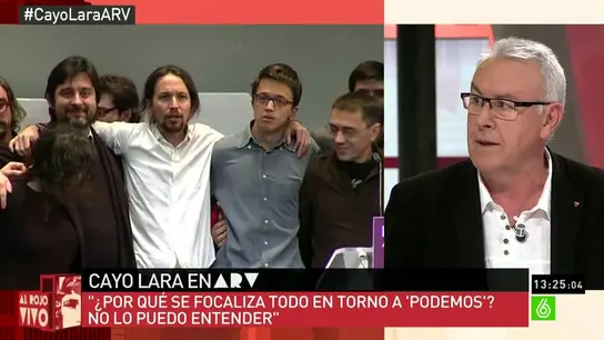 Cayo Lara habla sobre Podemos Cayo Lara habla sobre Podemos