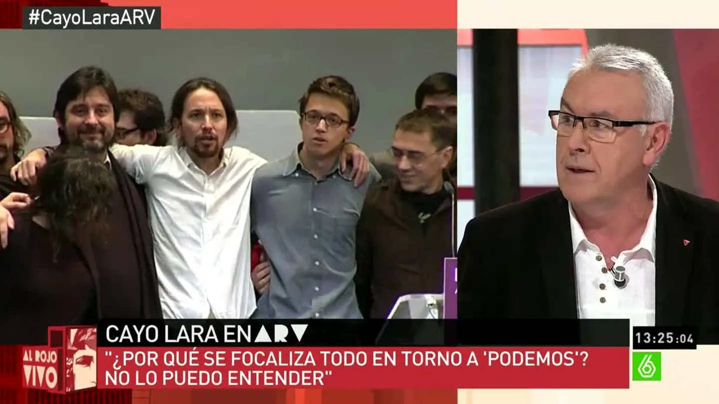 Cayo Lara habla sobre Podemos Cayo Lara habla sobre Podemos