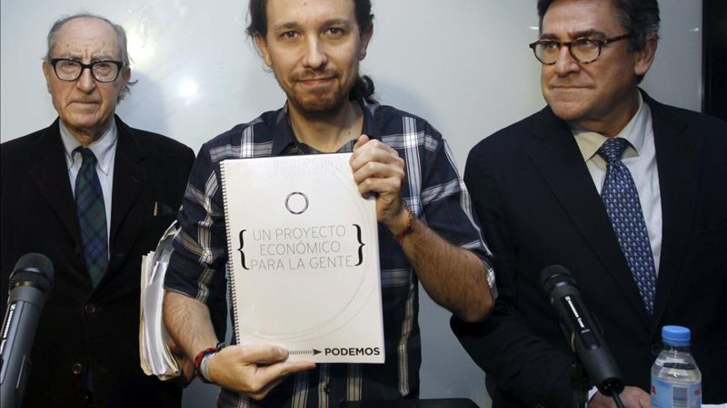 El secretario general de Podemos, Pablo Iglesias