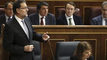 Mariano Rajoy habla en el Congreso