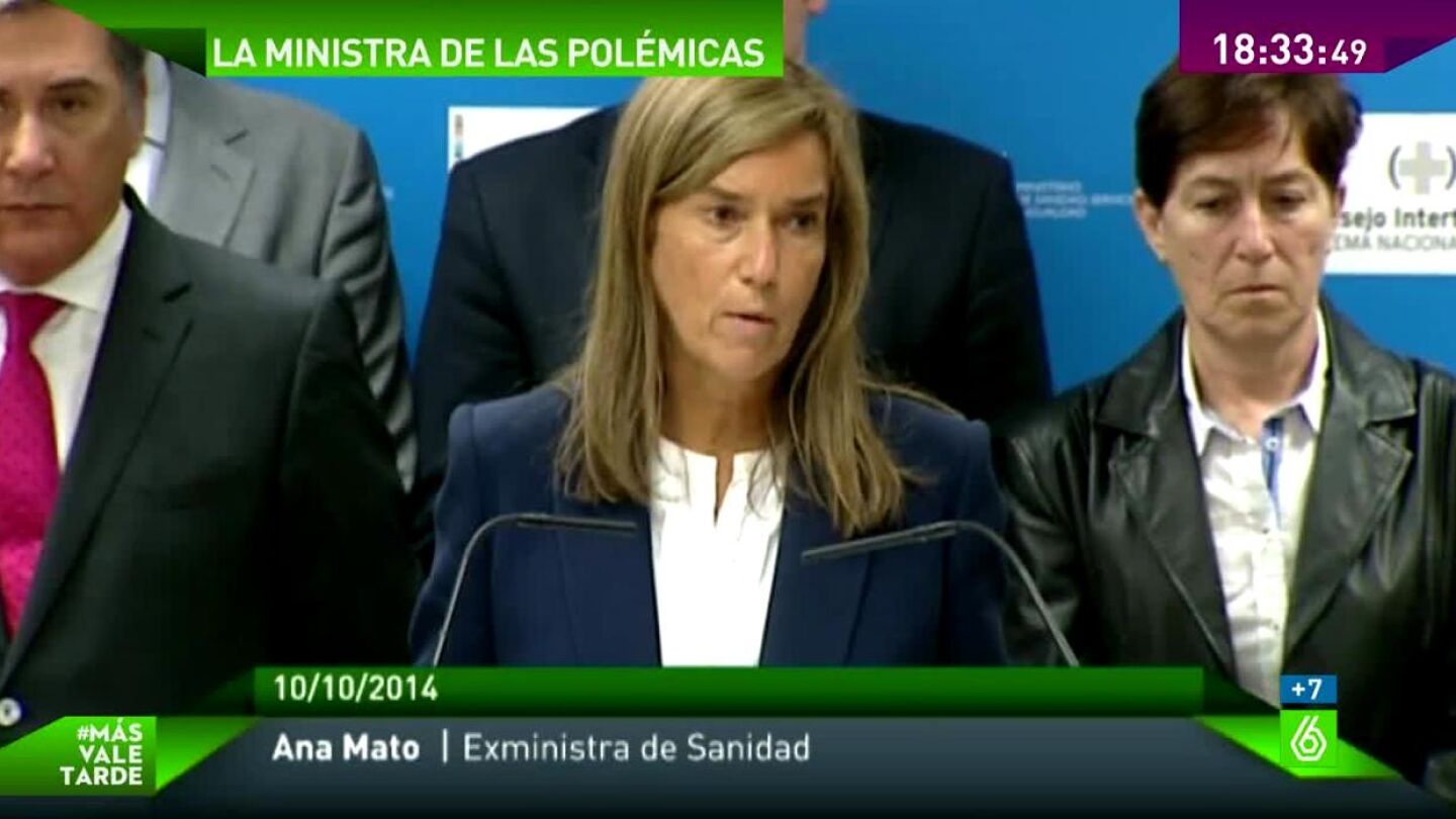 Ana Mato comparece ante los medios