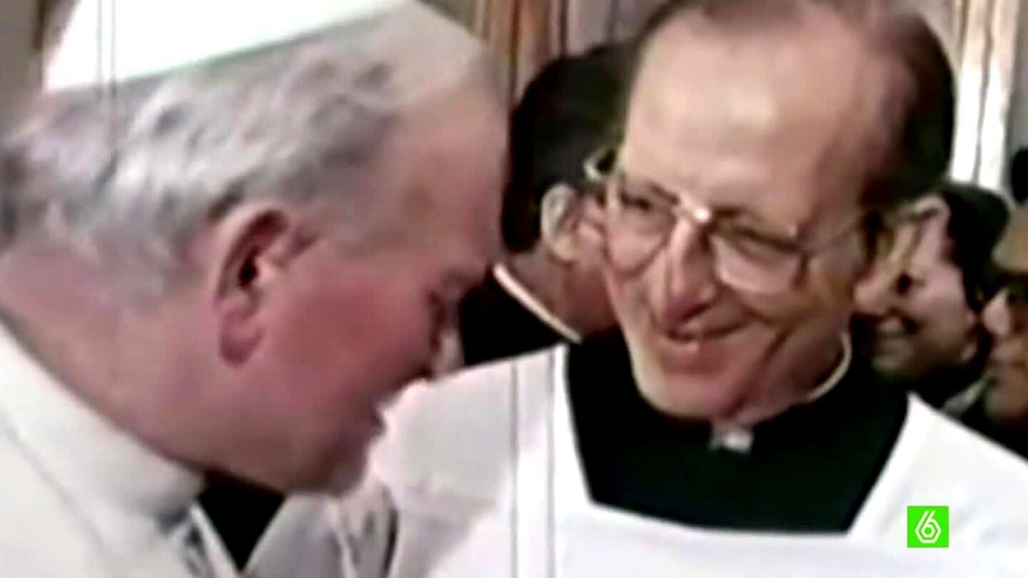 Juan Pablo II con Marcial Maciel