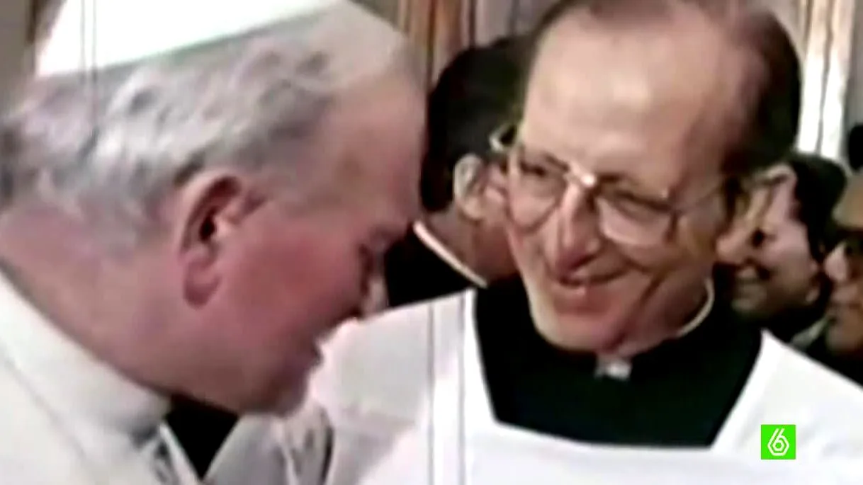 Juan Pablo II con Marcial Maciel Juan Pablo II con Marcial Maciel