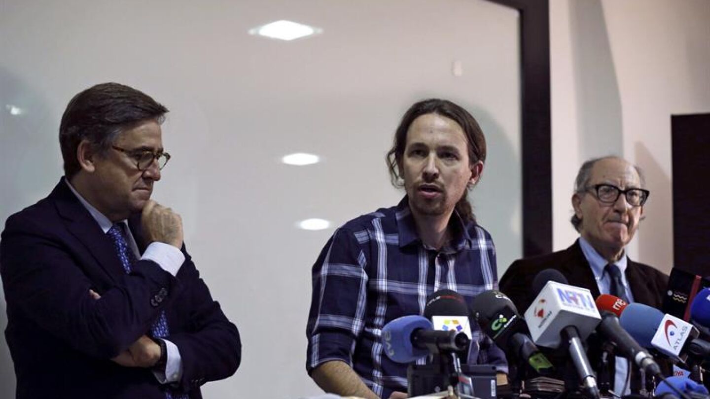 Pablo Iglesias presenta el programa econ&oacute;mico de Podemos