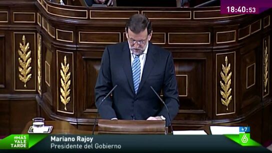 Mariano Rajoy habla en el Congreso