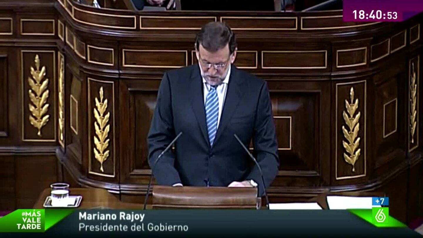 Mariano Rajoy habla en el Congreso