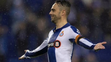 Sergio García celebra un gol