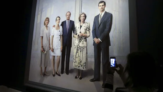 El cuadro "La Familia de Juan Carlos I", de Antonio López El cuadro "La Familia de Juan Carlos I", de Antonio López