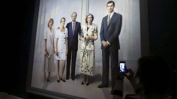 El cuadro "La Familia de Juan Carlos I", de Antonio López