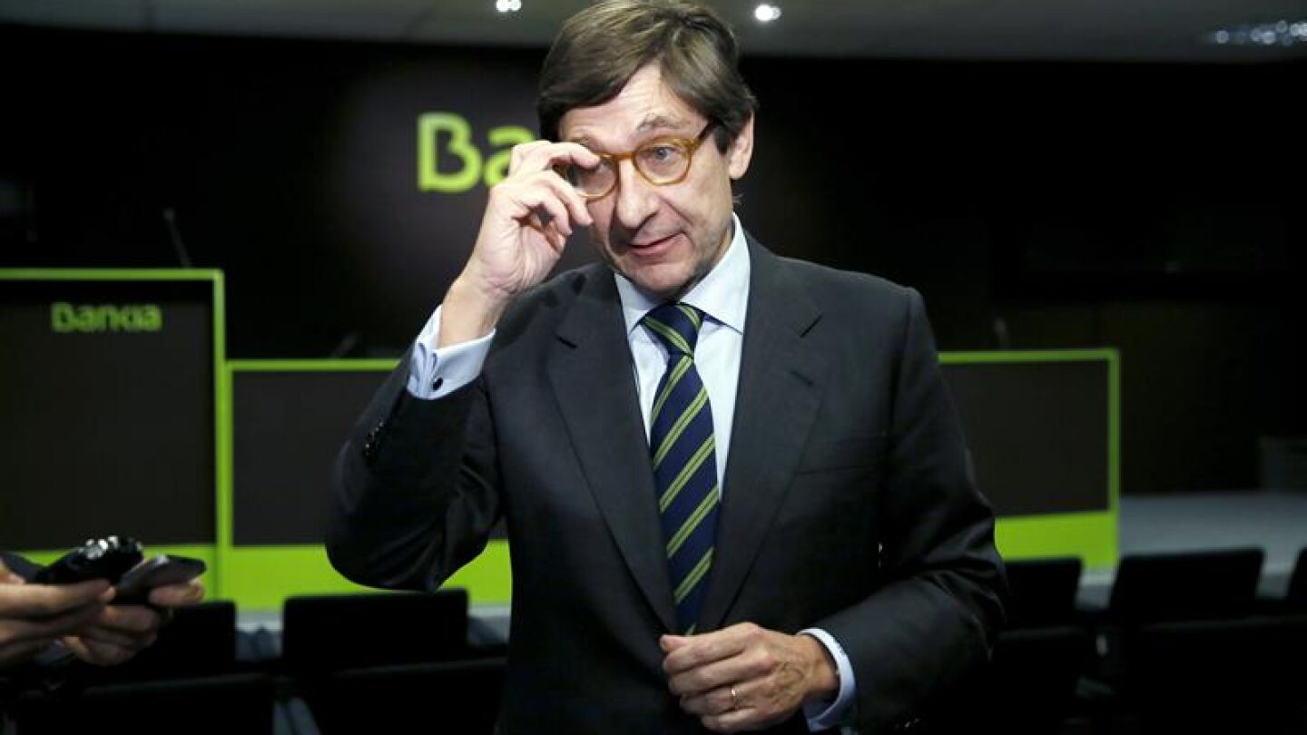 Jos&eacute; Ignacio Goirigolzarri ante los medios