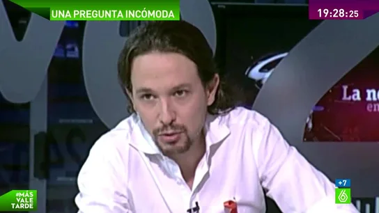Pablo Iglesias en TVE Pablo Iglesias en TVE