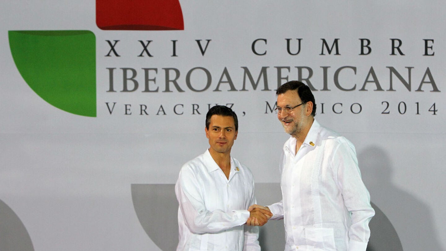 Mariano Rajoy en la Cumbre Iberoamericana