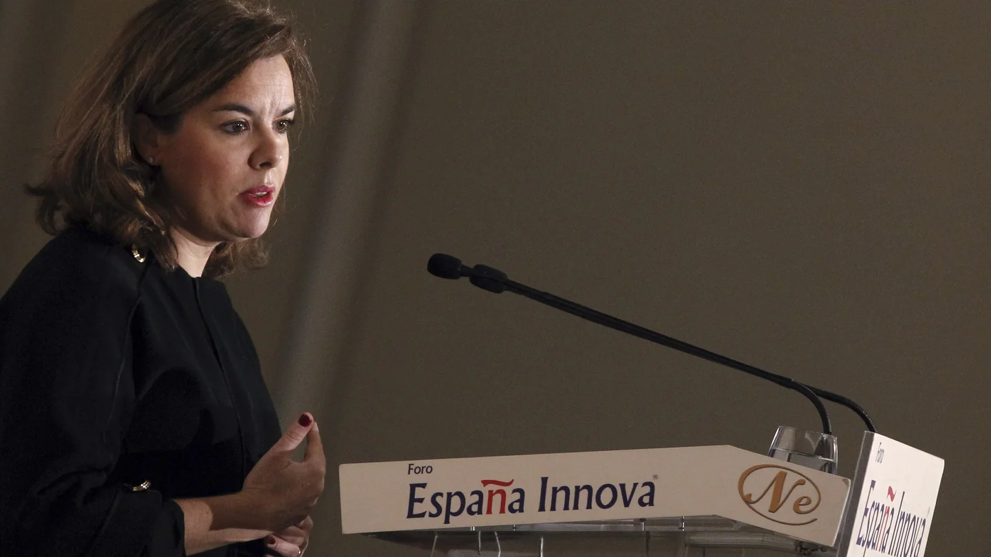La vicepresidenta del Gobierno, Soraya Sáenz de Santamaría La vicepresidenta del Gobierno, Soraya Sáenz de Santamaría