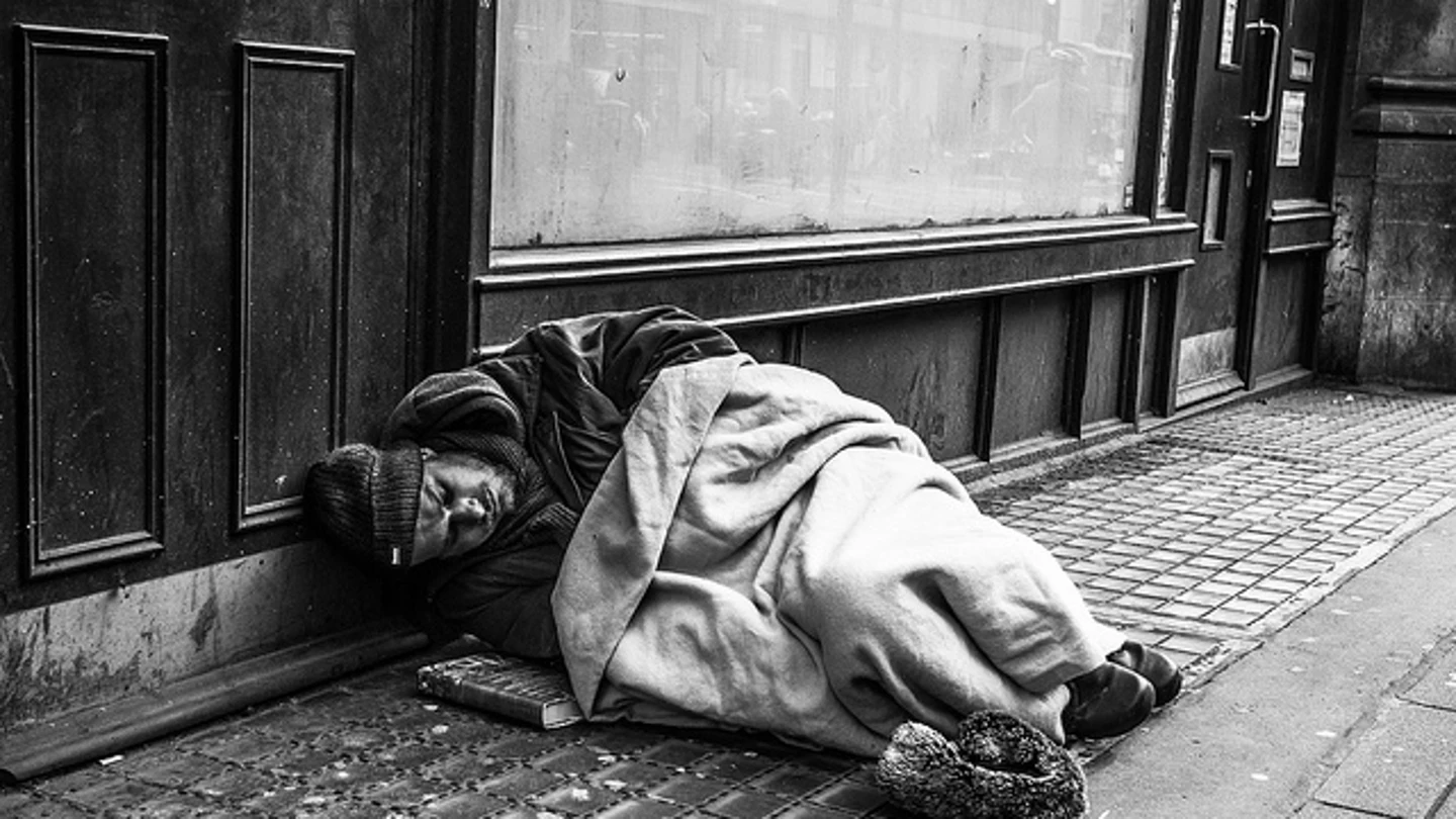 Mendigo en la calle Mendigo en la calle