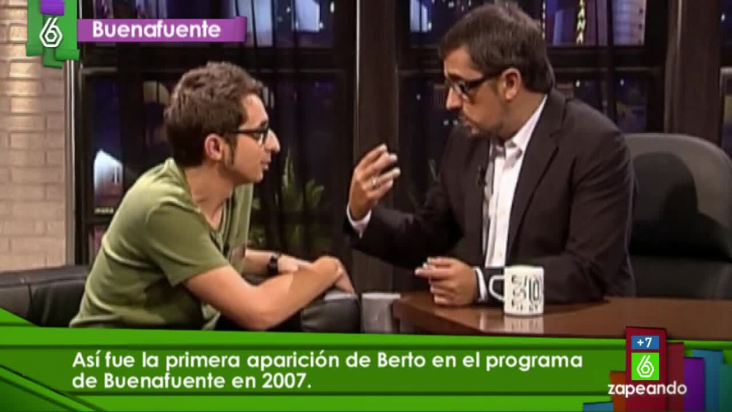 La primera aparici&oacute;n de Berto en televisi&oacute;n