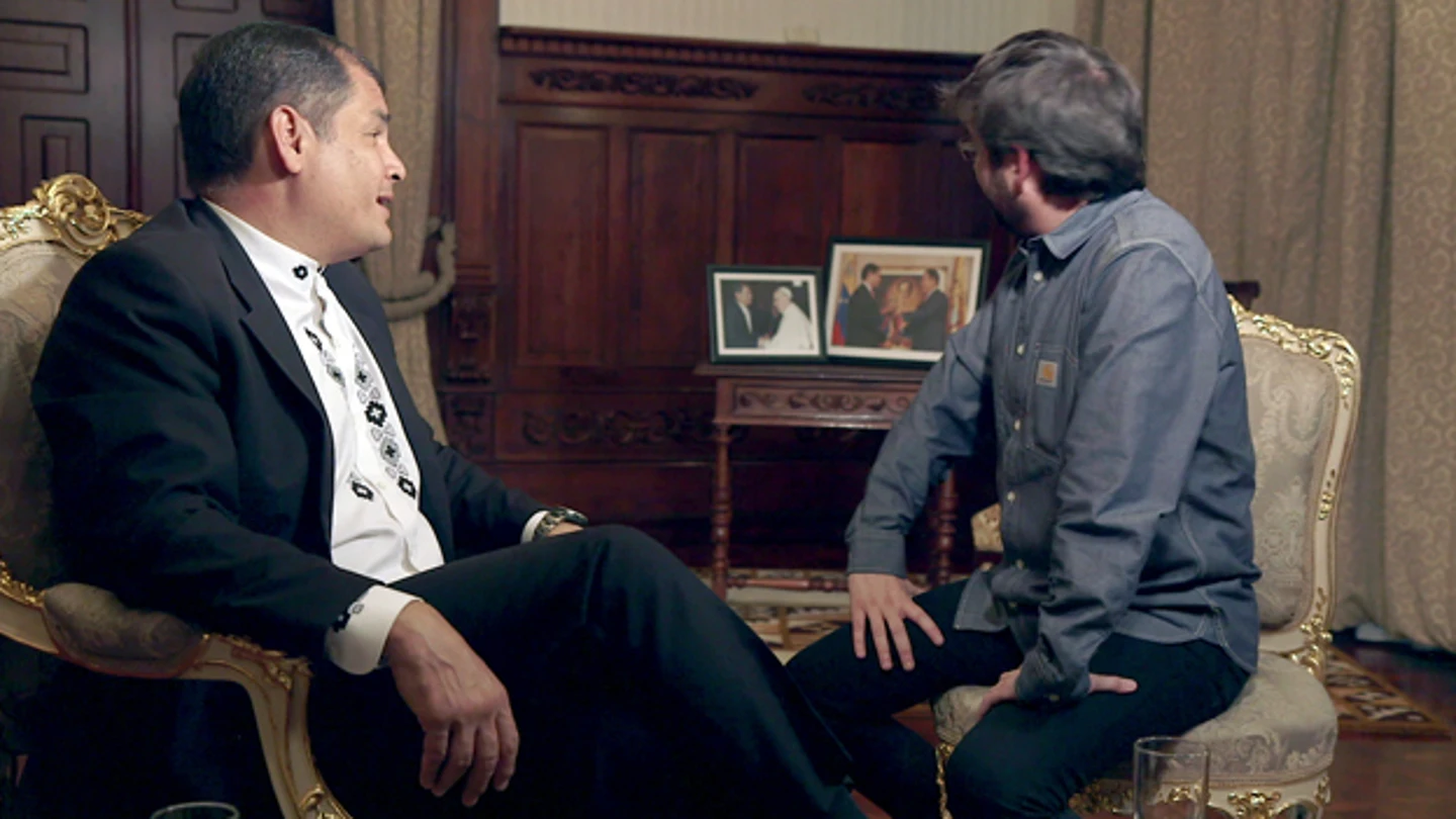Rafael Correa, en 'Salvados' Rafael Correa, en 'Salvados'