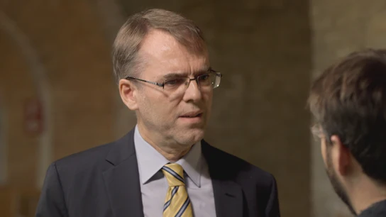 Oriol Amat y Jordi Évole en 'Salvados' Oriol Amat y Jordi Évole en 'Salvados'