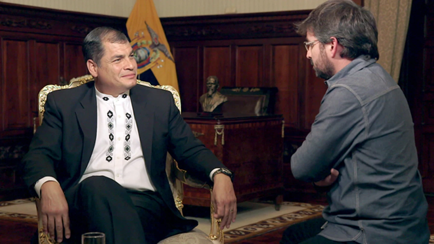 Rafael Correa, en 'Salvados' Rafael Correa, en 'Salvados'