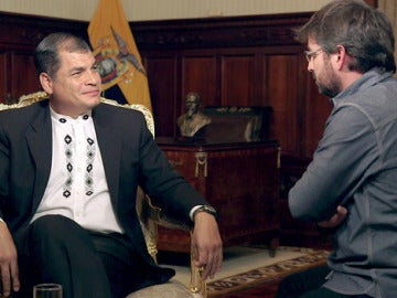 Rafael Correa, en 'Salvados' Rafael Correa, en 'Salvados'